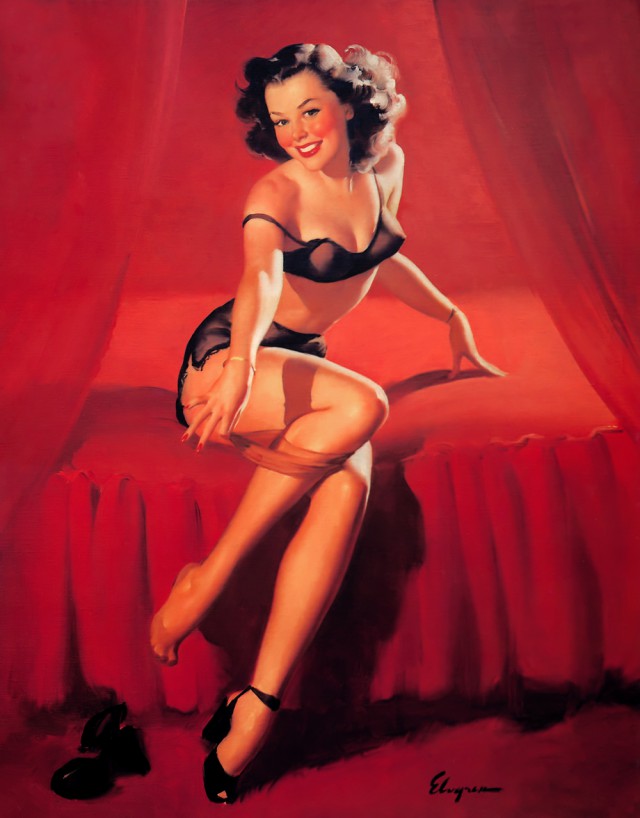 PIN-UP искусство Old school