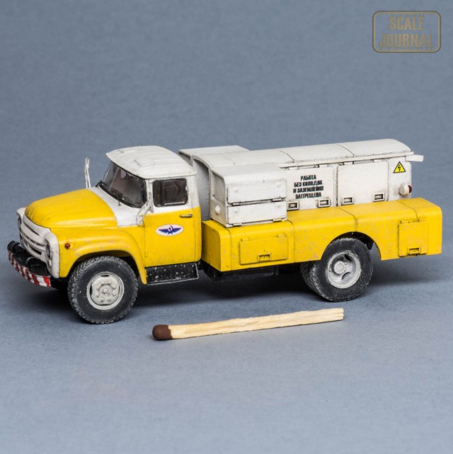 Моё хобби моделизм: АПА-50 на базе Зил-130 в масштабе 1/72