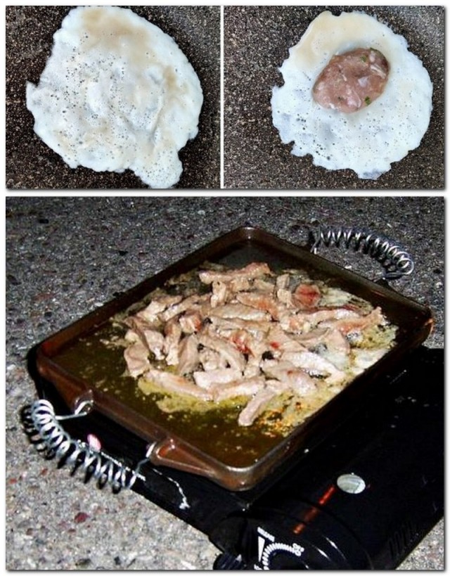 Яичные вареники на китайский лад