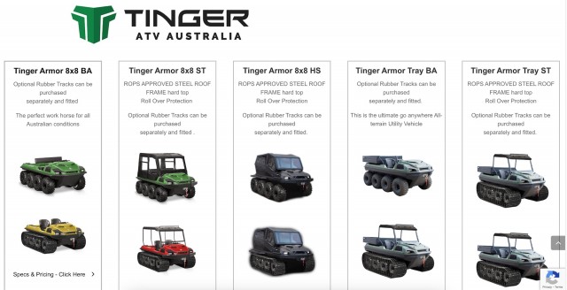 В Череповце начали выпускать вездеходы Tinger TF4