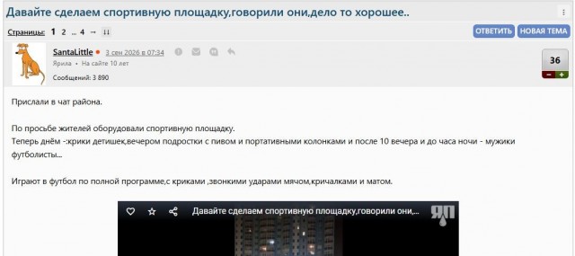 Давайте сделаем спортивную площадку, говорили они, дело то хорошее...