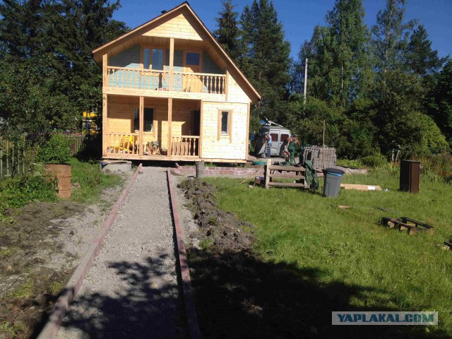 Неожиданное строительство дачи