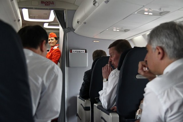 Первый рейс SuperJet. Отчет и фото нового самолета