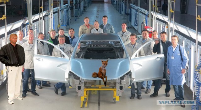 В Ижевске сварили первый кузов Lada Vesta.