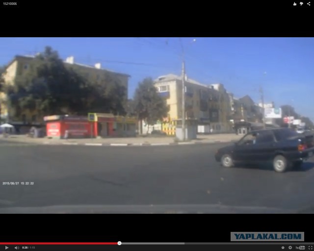 Думал, что проскочит перекресток...