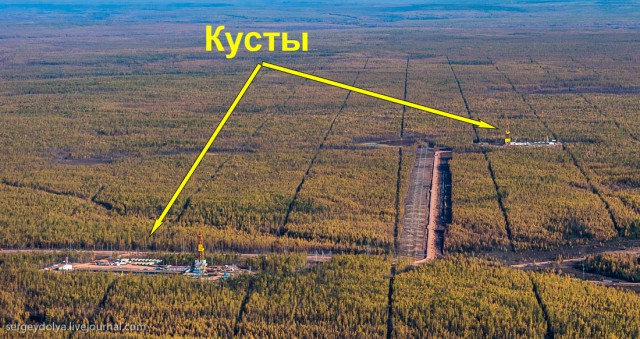 Как строят газовые кусты