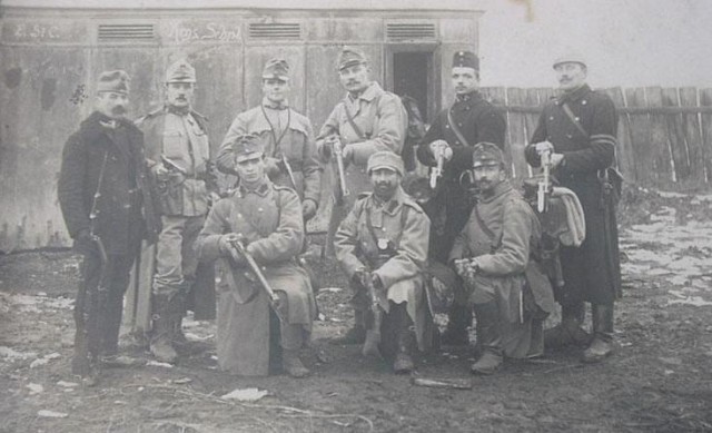 Раскрашенные фотографии немцев в Первой мировой войне