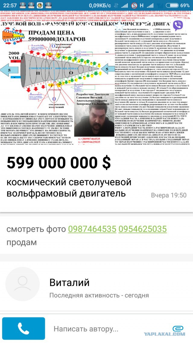 Житель деревни Мамоново продаёт на "Авито" картину за 5 млрд рублей