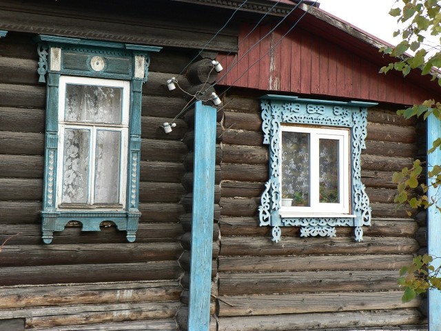 г.Семёнов. Наличники на окна (82 фото)