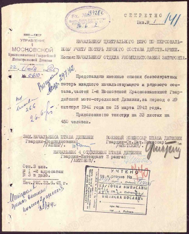 Бессмертный Полк ЯП. Голубев Дмитрий Павлович.