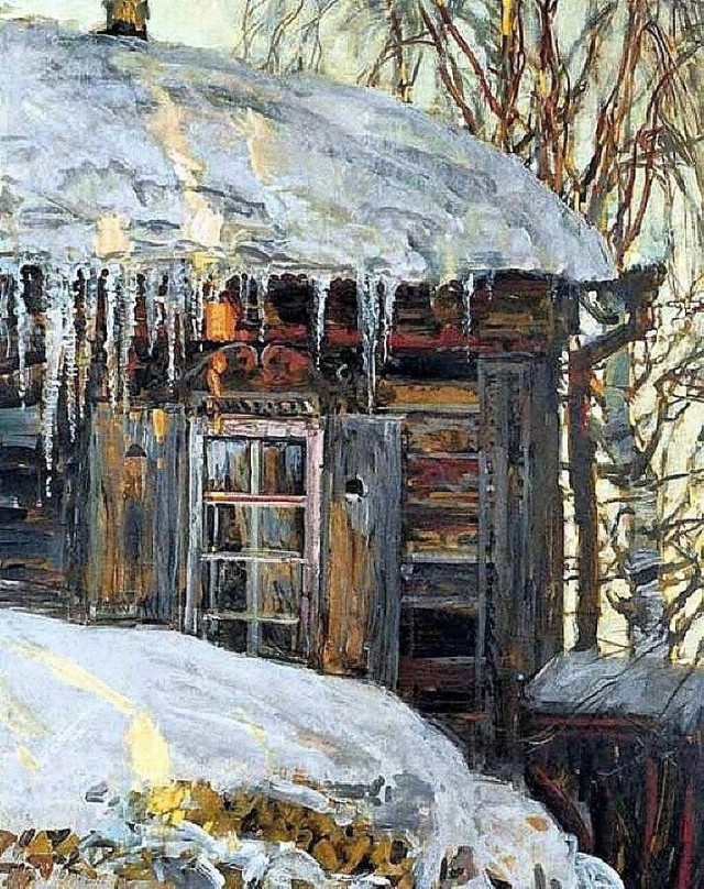 Приход весны в деревню