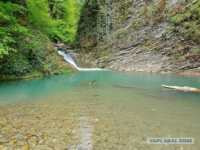 Водопады Ажек (Сочи).