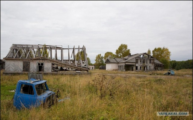 Заброшенная колония в Архангельской обл.