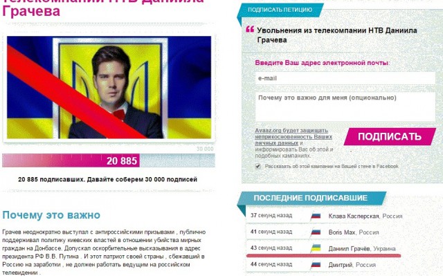 Уволить свидомого с НТВ