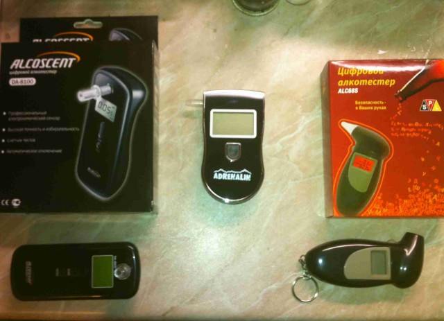 Пятничный тест алкотестеров