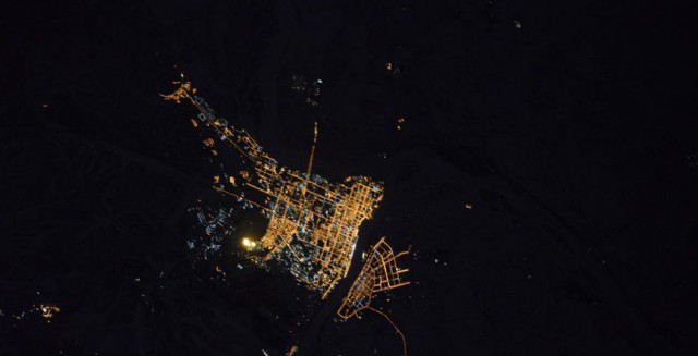 Ночные города мира из космоса