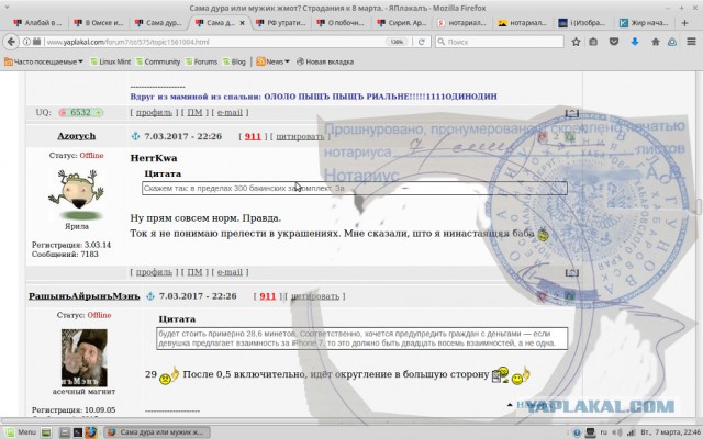 Сама дура или мужик жмот? Страдания к 8 марта.