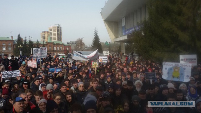 Задержания происходят на антикоррупционных акциях «Он нам не Димон»