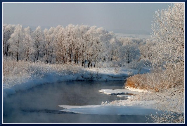 В наряде снежных кружев