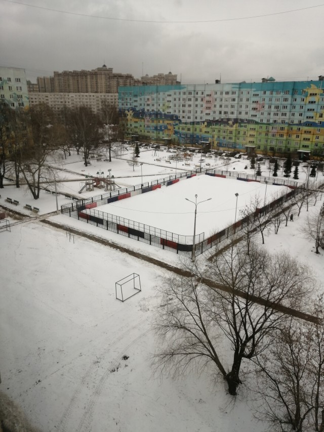 А из нашего окна