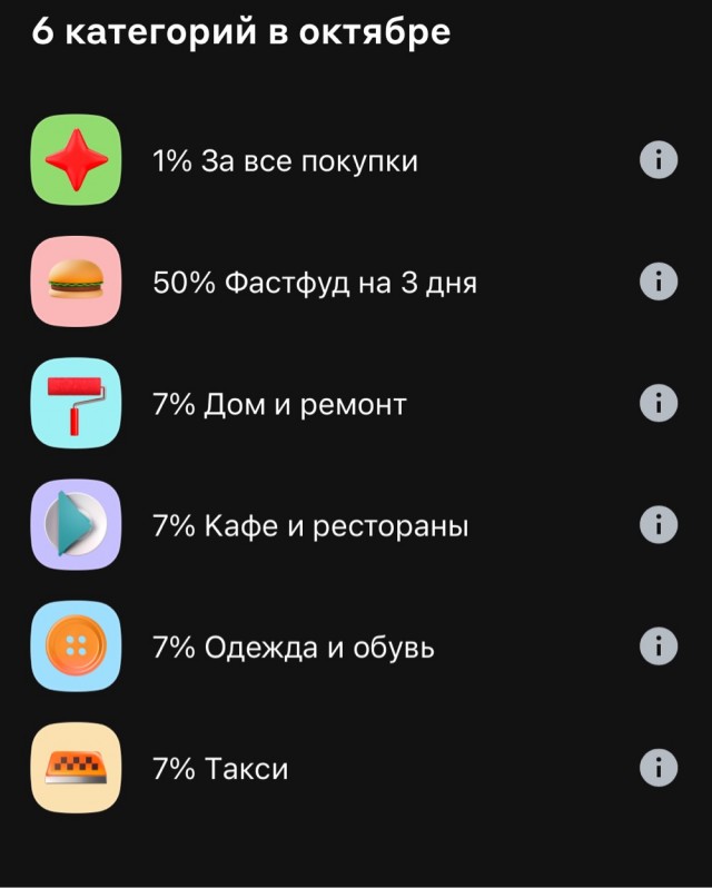 Кэшбэк от банка