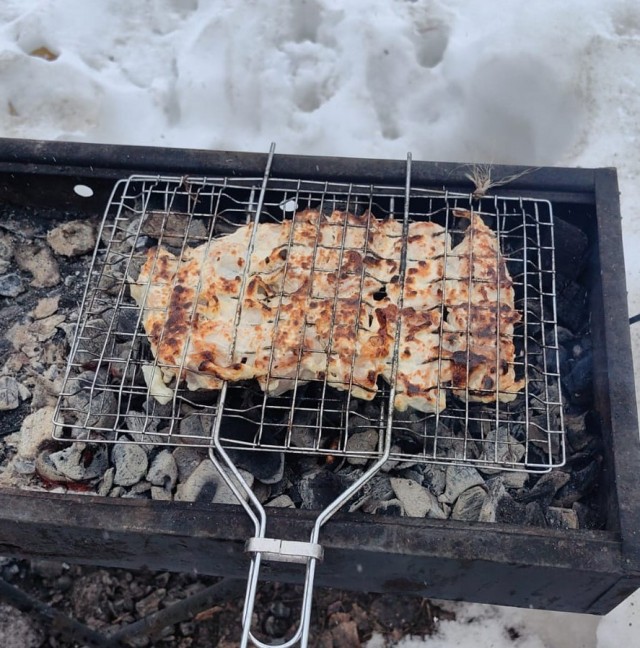 А вот у нас шашлык!