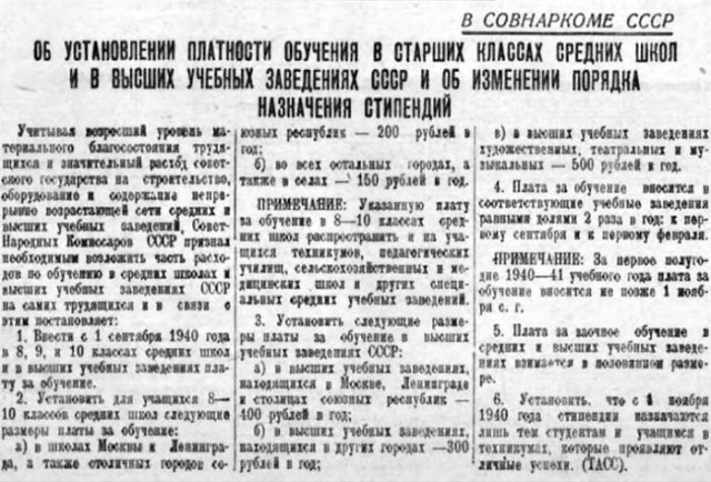 Немного об образовании в РСФСР
