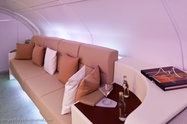 Как выглядит внутри airbus 380