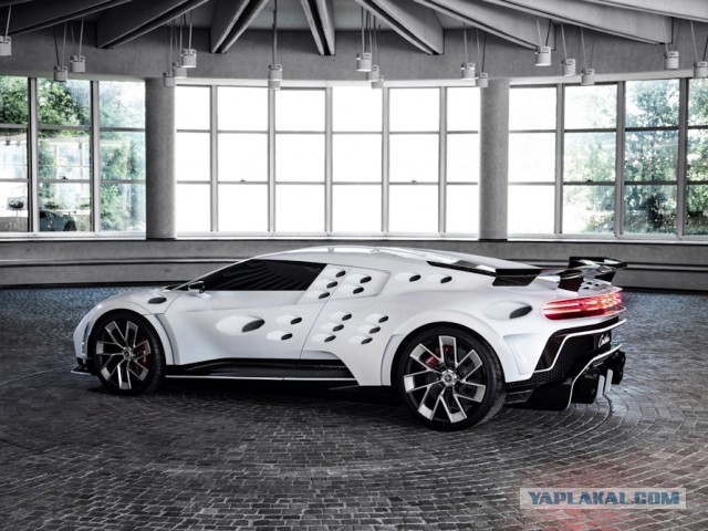 Bugatti представила фотографии своего нового гиперкара, который получил название Centodieci