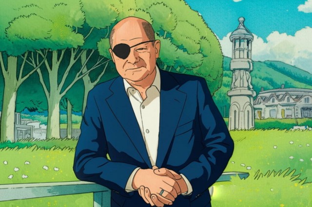 Однажды на ЯПе. Фотожаба ИИ.