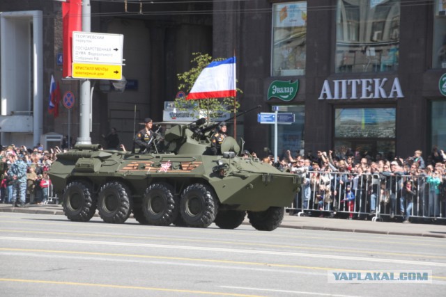 Репетиция Парада Победы с крыши 22 этажа