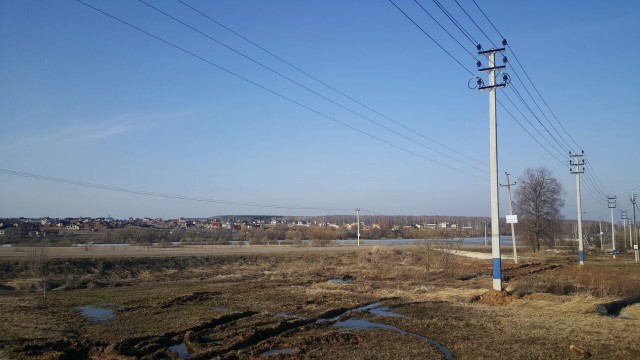 Весной в деревне