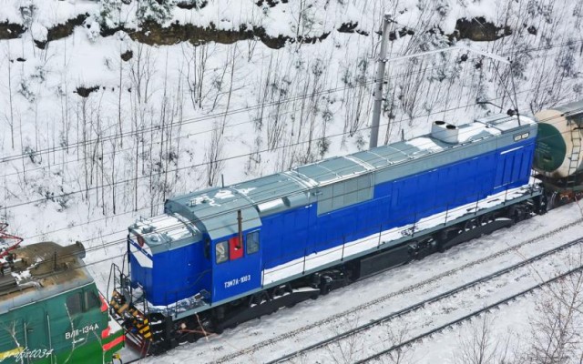 Российские тепловозы Америке