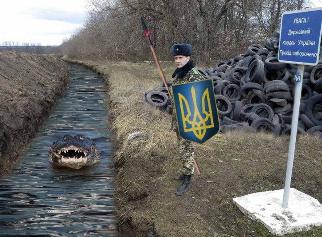 Так выглядит украинско-белорусская граница со стороны Ровенской области Украины.
