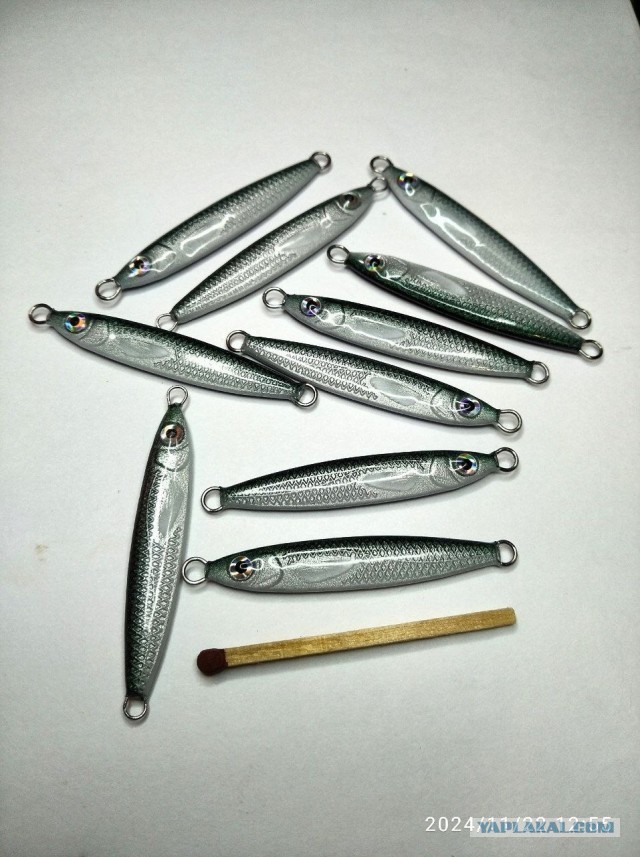 Изготавливаю на заказ рыболовные спиннинговые приманки (блесны-пилькеры).