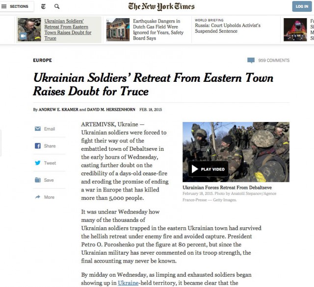 The New York Times: Кровавое бегство