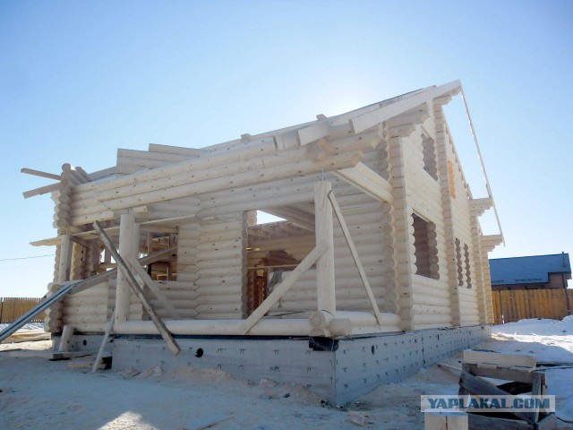 Строительство дома на даче