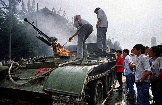 3-4 июня 1989 г. Тяньаньмэнь.