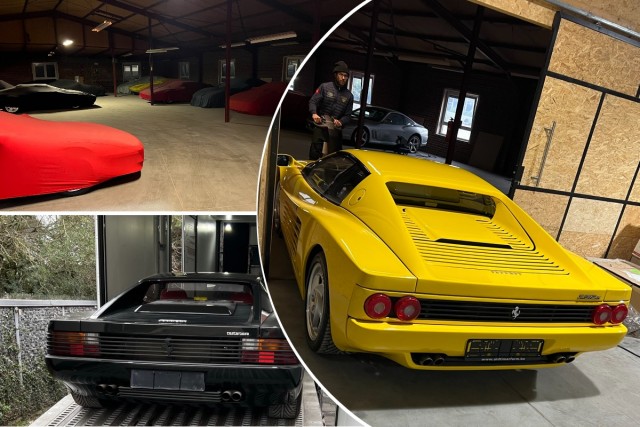 Коллекция из 22 редких автомобилей найдена на старом складе в Бельгии