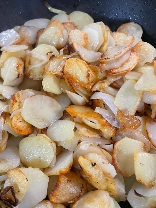 Как я жарю картошку с корочкой