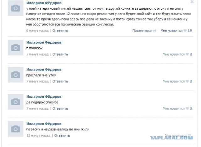 Нечто в соцсети.