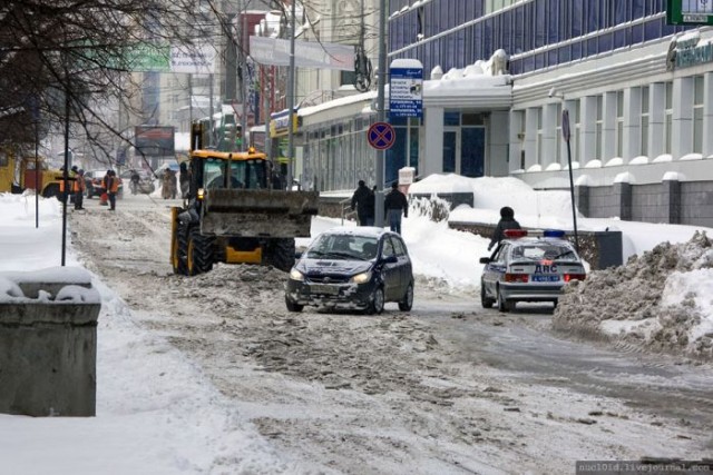 Зимний потоп в Екатеринбурге