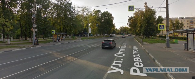 Момент жёсткого ДТП в Нижнем Новгороде