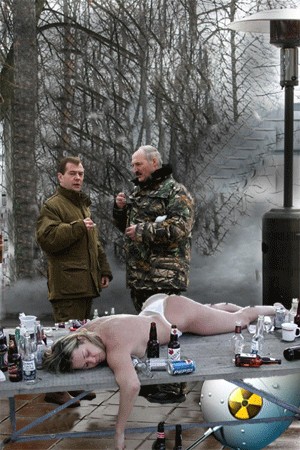 Медведев и Лукашенко