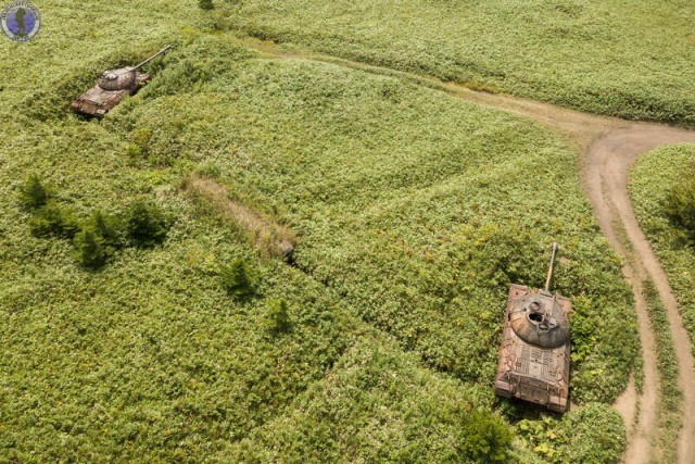 Заброшенные танки ИС-3 на самом южном мысе острова Сахалин: РТОТ "Крильон"