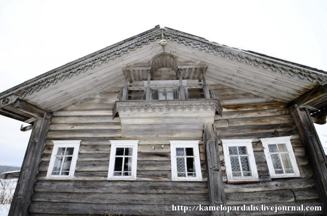 Деревянные красоты покинутой деревни