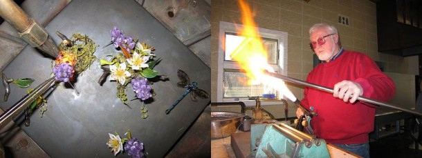 Кусочки природы в стекле