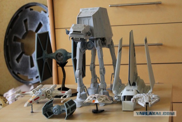 Моя коллекция моделей по Star Wars