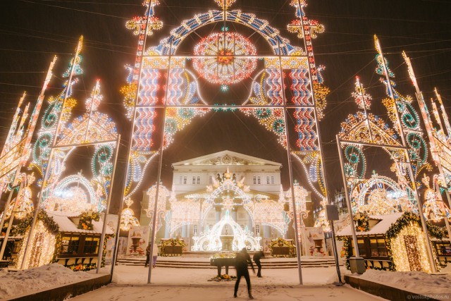 Предновогодняя Москва.