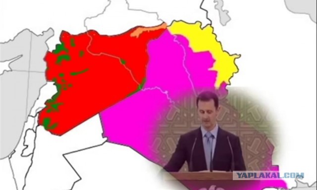 Развитие конфликта в Сирии и Ираке наглядно